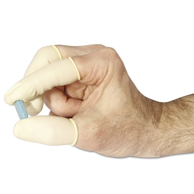 Honeywell North 125LNRMH5 Nitrile Anti-Static Finger Cots, 125LNR, Rolled, Medium, White