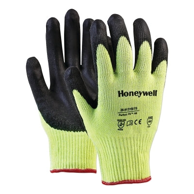 Honeywell North 26913YB9L Perfect Fit A6 Cut Resistant Gloves, 9/Large, Yellow/Black