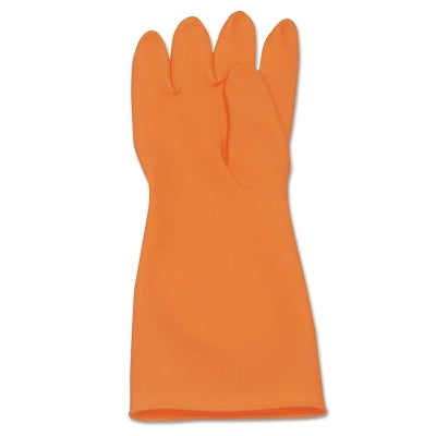 Honeywell North AK1815O9 Latex Gloves, Size 9, Powder-free, Orange