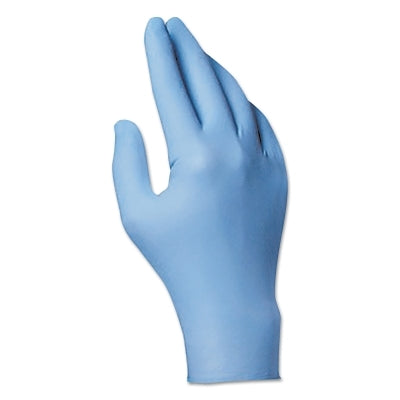 Honeywell North LA049PFM Dexi-Task Disposable Powder Free Nitrile Gloves, 5 mil, Medium, Blue