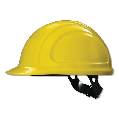 Honeywell North N10020000 North Zone N10 Quick Fit Hard Hat, 4 Point, Front Brim, Yellow
