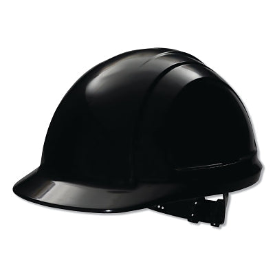 Honeywell North N10110000 North Zone N10 Quick Fit Hard Hat, 4 Point, Front Brim, Black