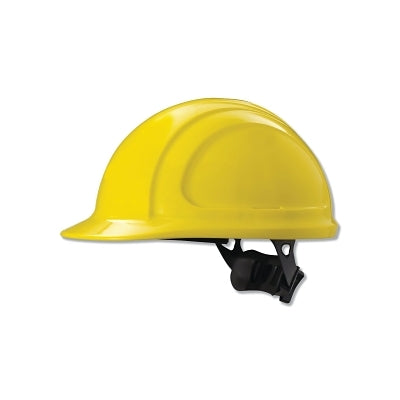Honeywell North N10R020000 North Zone N10 Ratchet Hard Hat, 4 Point, Front Brim, Yellow