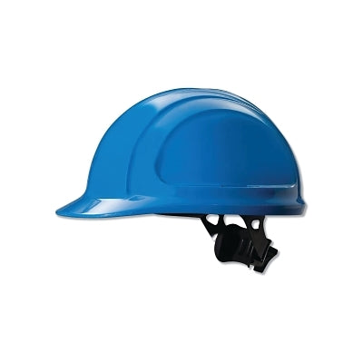 Honeywell North N10R070000 North Zone N10 Ratchet Hard Hat, 4 Point, Front Brim, Light Blue