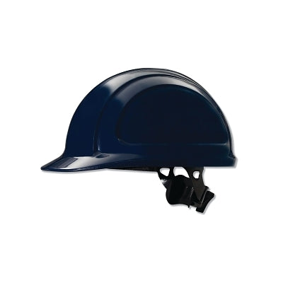 Honeywell North N10R080000 North Zone N10 Ratchet Hard Hat, 4 Point, Front Brim, Navy Blue