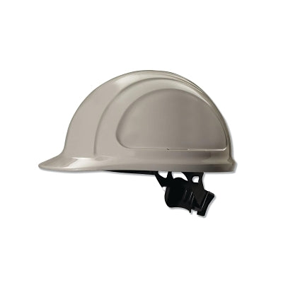 Honeywell North N10R090000 North Zone N10 Ratchet Hard Hat, 4 Point, Front Brim, Gray