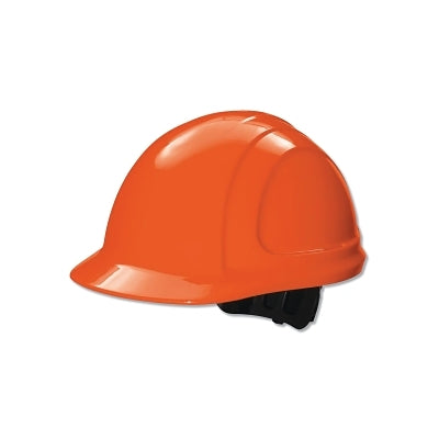 Honeywell North N10R460000 North Zone N10 Ratchet Hard Hat, 4 Point, Front Brim, Hi-Vis Orange