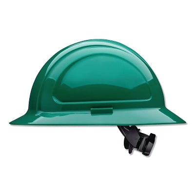 Honeywell North N20R040000 North Zone N20 Full Brim Hard Hat  Ratchet  Green
