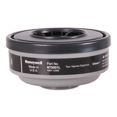 Honeywell North N75001L Gas and Vapor Cartridge  Black  Organic Vapor