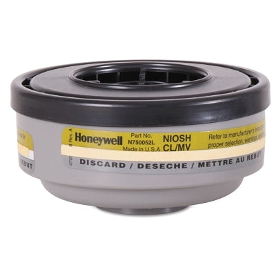 Honeywell North N750052L Gas and Vapor Cartridges, Mercury Vapor/Chlorine, Olive