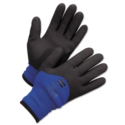 Honeywell North NF11HD7S NorthFlex Cold Grip Coated Gloves, Small, Black/Blue