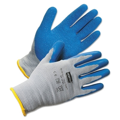 Honeywell North NF148M Duro Task Supported Natural Rubber Gloves  Size 8  Blue/Gray
