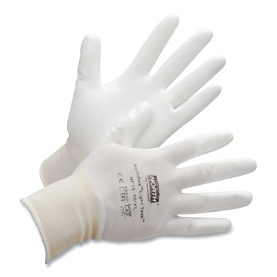 Honeywell North NF15/11XXL NF15 General Purpose Gloves, Size 11/XXL, White, 15 ga, PU Palm Coating