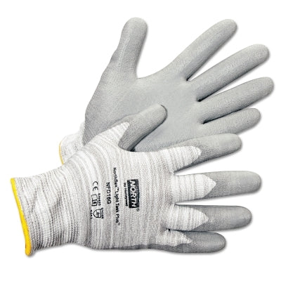 Honeywell North NFD16G/11XXL NorthFlex Light Task Plus 3 Gloves, 2X-Large, Gray/White