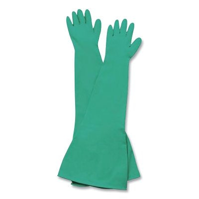 Honeywell North NIT2708 Nitri-Box Nitrile Glovebox Sleeves, Size 8, Green