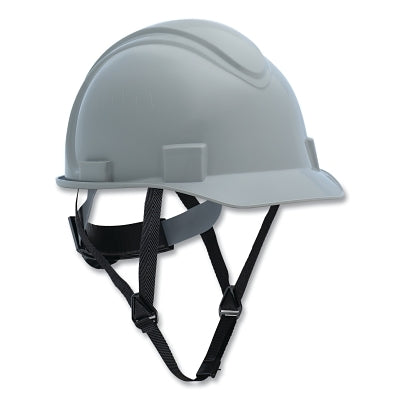 Honeywell North NSB20009 Short Brim Hard Hat, 4-point Ratchet Suspension, Non-Vented, Gray