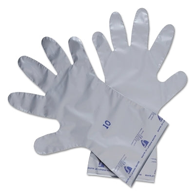 Honeywell North SSG10 Silver Shield Chemical-Resistant Gloves, Size 10, Silver