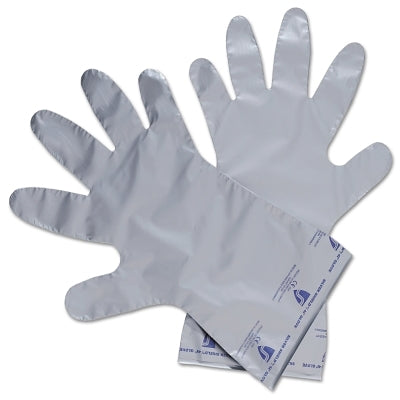 Honeywell North SSG8 Silver Shield Chemical-Resistant Gloves, Size 8, Silver