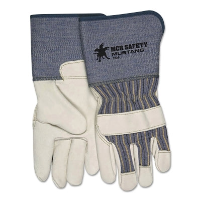 MCR Safety 1936XL Grain Leather Palm Gloves, X-Large, Grain Cowhide
