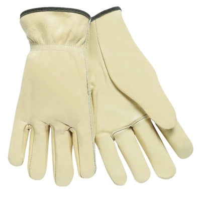 MCR Safety 3200L GRAIN LEATHER CREAM COLOR ELASTIC BK