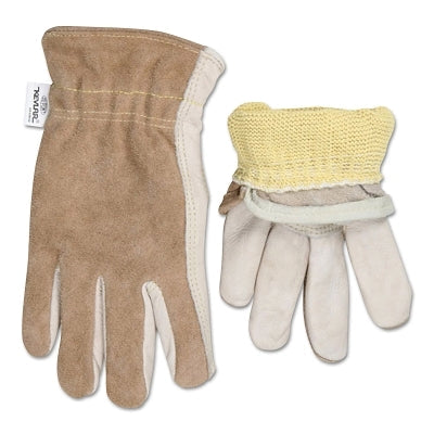MCR Safety 3204KS Split Leather Back Gloves, Small