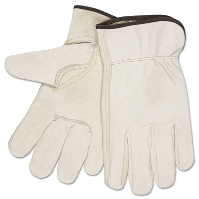 MCR Safety 3211XXXL Unlined Drivers Gloves, Select Grade Cowhide, 3X-Large, Keystone Thumb, Beige