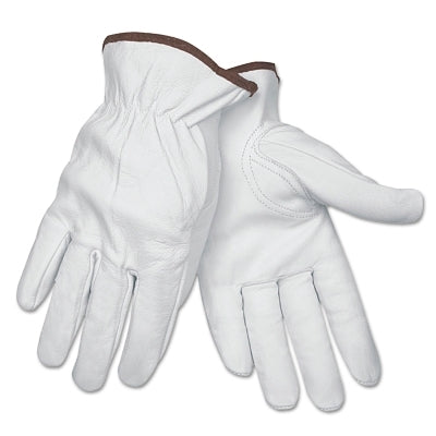 MCR Safety 3611L Premium Grain Leather Driving Gloves, Goatskin, Large, Unlined, Keystone Thumb