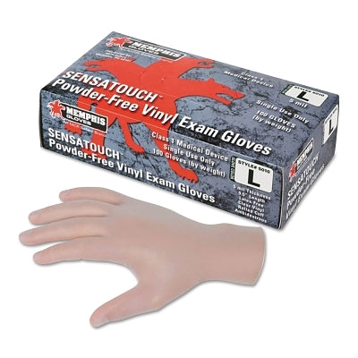 MCR Safety 5010XL Disposable Vinyl Gloves  Gauntlet  Powder Free  5 mil  X-Large