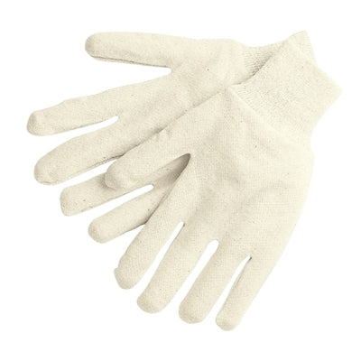 MCR Safety 8000I Cotton Jersey Gloves  Large  Natural