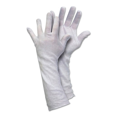 MCR Safety 8614C Lisle Cotton Inspector Gloves  100% Cotton  Large