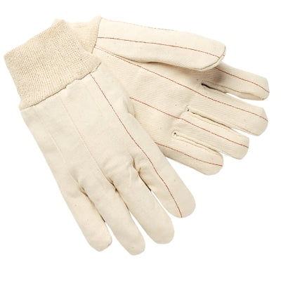 MCR Safety 9018C Double-Palm Hot Mill Gloves  Large  White  Knit-Wrist Cuff