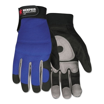 MCR Safety 905XL Fasguard Multi-Task Gloves, Blue/Black/Gray, X-Large