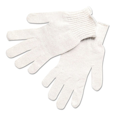 MCR Safety 9500LM String-Knit Gloves  Large  Hemmed  Regular Weight  Natural