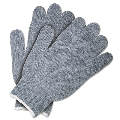 MCR Safety 9507SM Heavy Weight String Knit Gloves  Small  Knit-Wrist  Gray