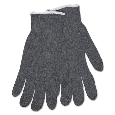 MCR Safety 9637LM Multipurpose String Knit Gloves  Large  Knit Wrist  Regular Weight  Gray