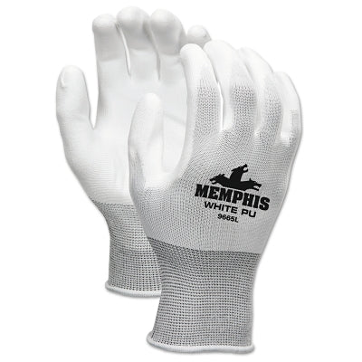 MCR Safety 9665S NXG PU Coated Work Glove  Small  White