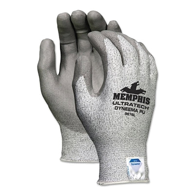 MCR Safety 9683M Ultra Tech Nitrile Coated Gloves  Medium  Gray/White