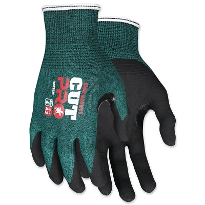 MCR Safety 96782XS CutPro 96782 HyperMax Nitrile-Foam Coated Gloves, X-Small, Green/Black