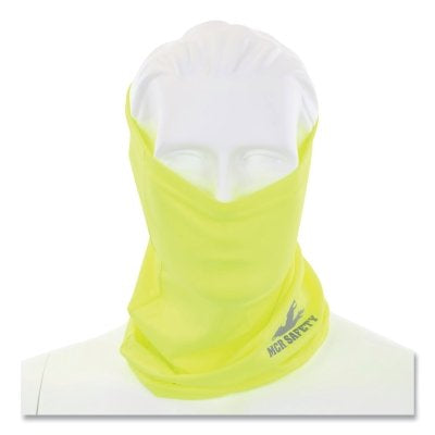 MCR Safety CGNG8 Cooling Neck Gaiter  13 in W x 10 in L  Fluorescent Lime