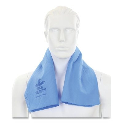 MCR Safety CGT03 Cooling Towel  14 in W x 30 in L  Blue  PVA