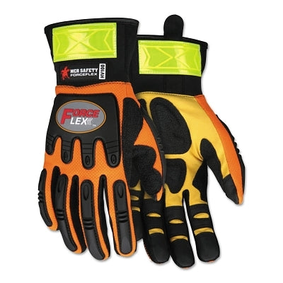 MCR Safety HV100M ForceFlex Gloves, Medium
