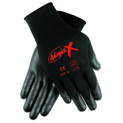 MCR Safety N9674L NINJA X 15 GAUGE BLK NYLON/SPANDEX SHELL BLK BI-