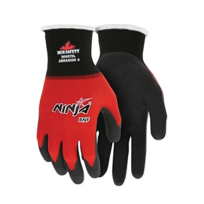 MCR Safety N96970XL Ninja BNF Gloves, X-Large, Black