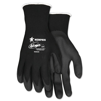 MCR Safety N9699L Ninja HPT Coated Gloves  Large  Black