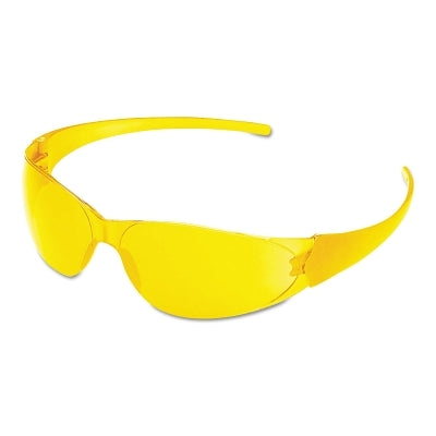 MCR Safety CK114 Checkmate Safety Glasses  Amber Lens  Duramass Scratch-Resistant HC