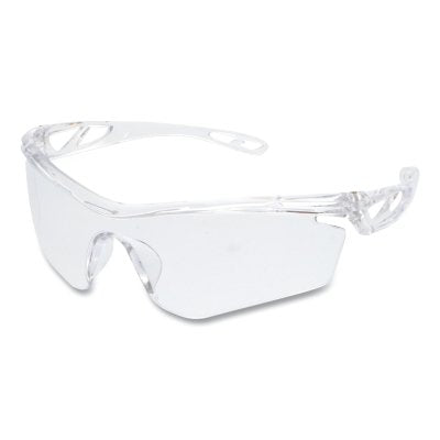 MCR Safety CL4H15 Checklite CL4 Series Safety Glasses  Polycarbonate Clear Lens  Polycarbonate Clear Frame  Duramass Hard Coat  1.5 Diopter