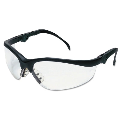 MCR Safety KD310AF Klondike Plus Protective Eyewear  Clear Lens  Duramass Anti-Fog  Black Frame