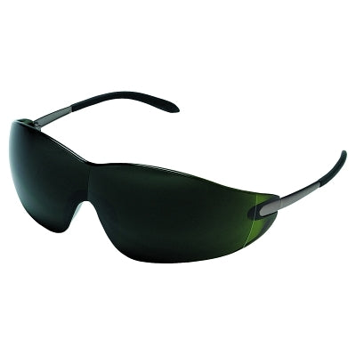 MCR Safety S21150 S21 Series Protective Eyewear  Green Filter 5.0 Lens  Chrome Frame  Metal