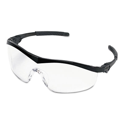 MCR Safety ST110AF ST1 Series Protective Eyewear  Clear Lens  Duramass Anti-Fog  Black Frame  Nylon