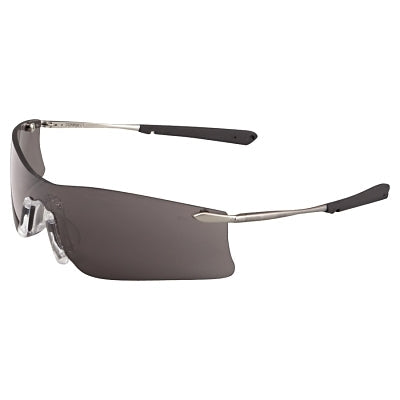 MCR Safety T4112AF Rubicon T4 Protective Eyewear  Gray Lens  Polycarbonate  Anti-Fog  Frame
